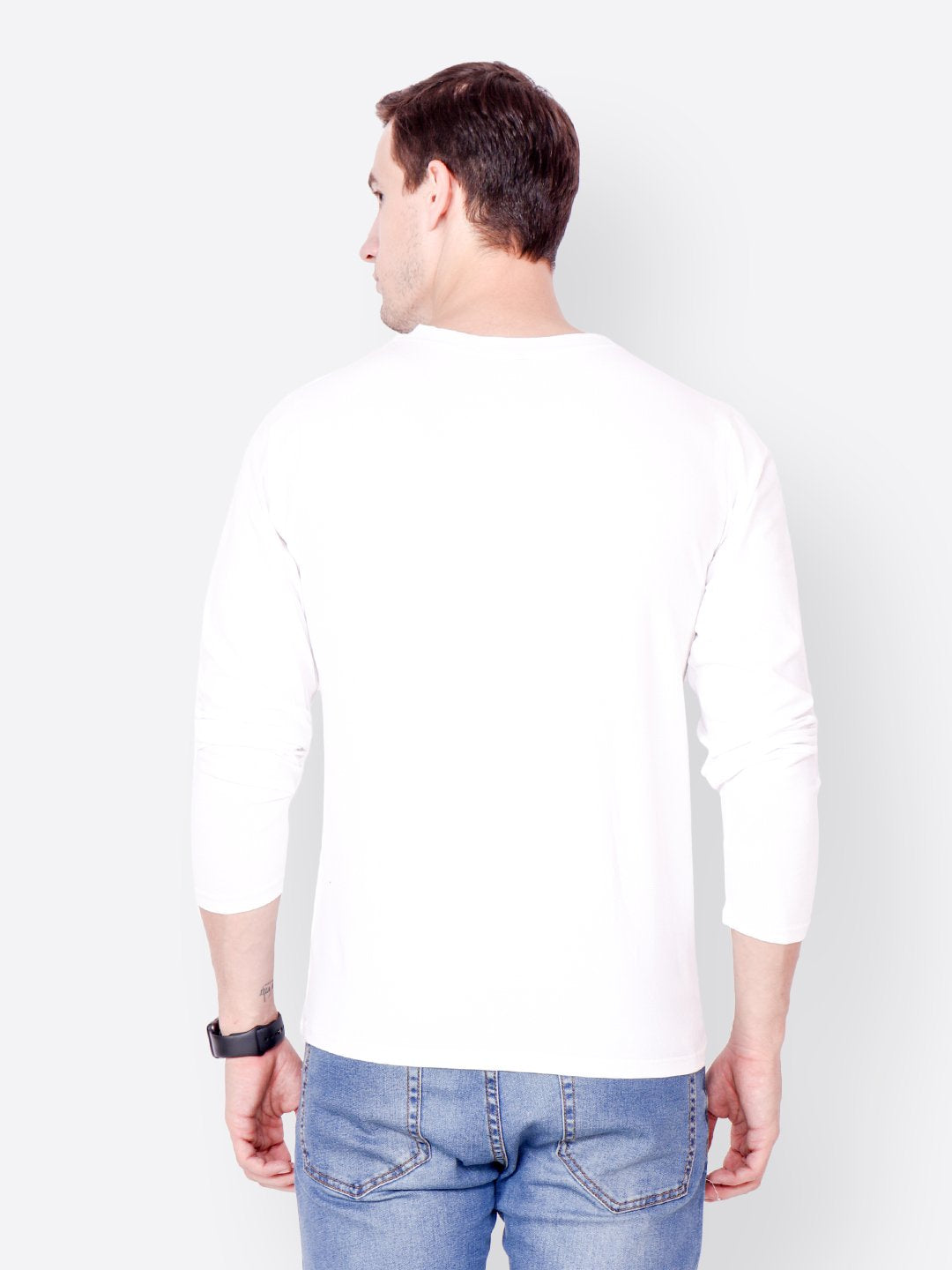 White Solid Tshirt