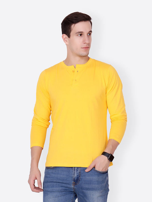 Yellow Solid Tshirt