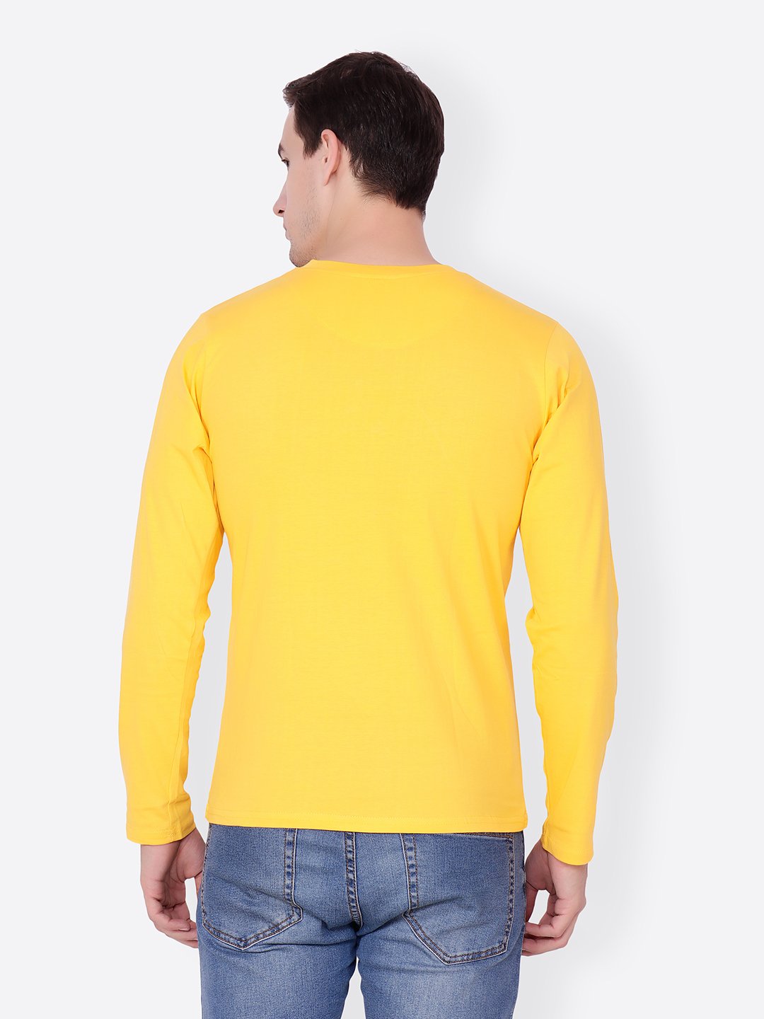 Yellow Solid Tshirt