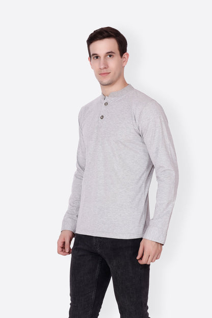Grey Henley Tshirt