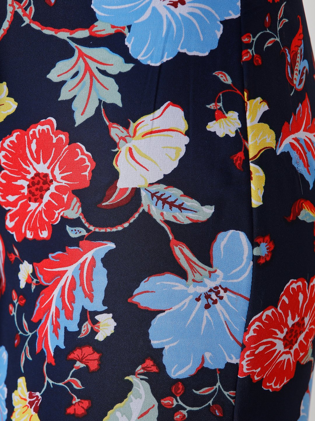 SCORPIUS navy blue Floral print Palazzo