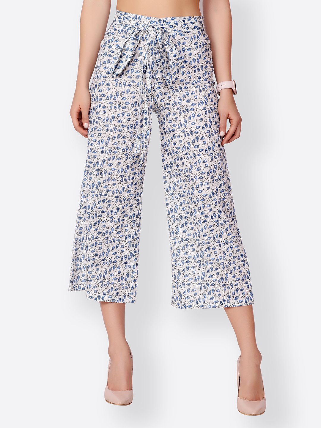 SCORPIUS WHITE PRINTED PALLAZO