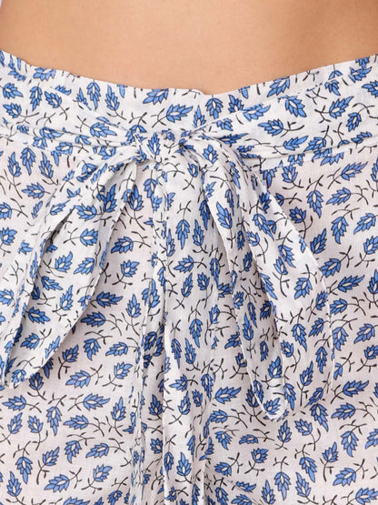 SCORPIUS WHITE PRINTED PALLAZO