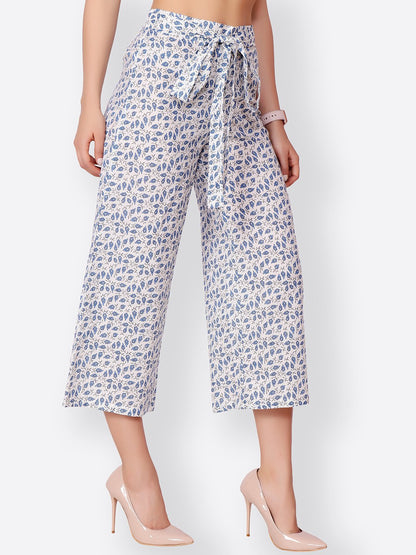 SCORPIUS WHITE PRINTED PALLAZO