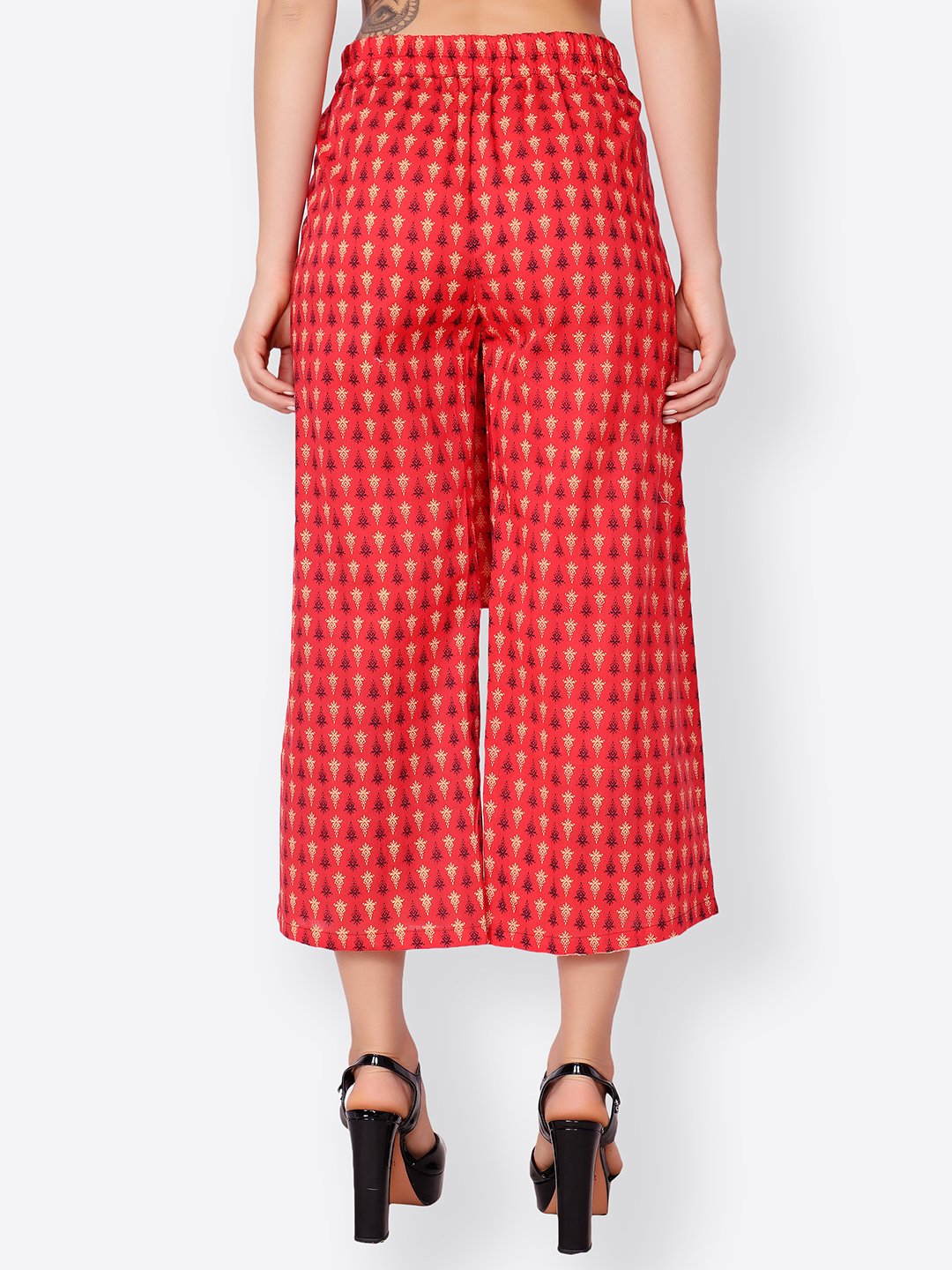 SCORPIUS RED PRINTED PALLAZO