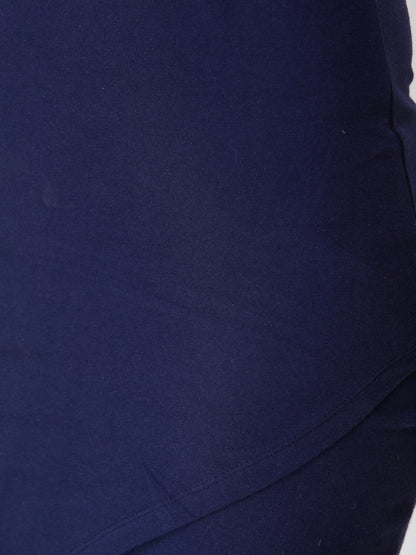 SCORPIUS Navy knee length skirt