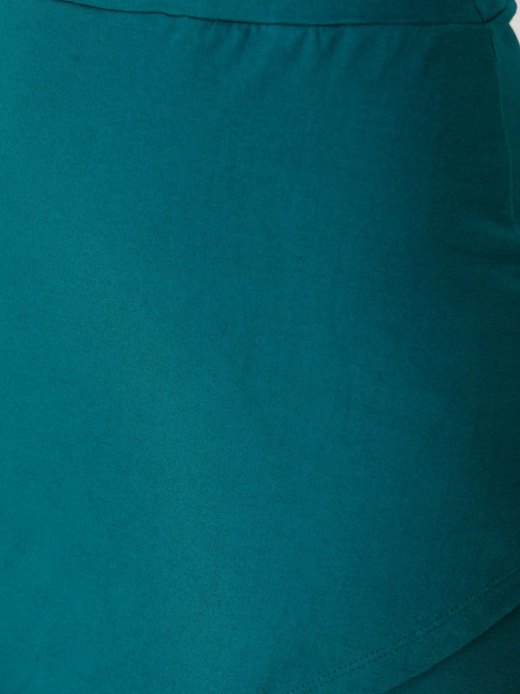 SCORPIUS Teal knee length skirt