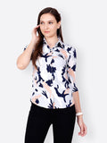 SCORPIUS WHITE PRINTED SHIRT