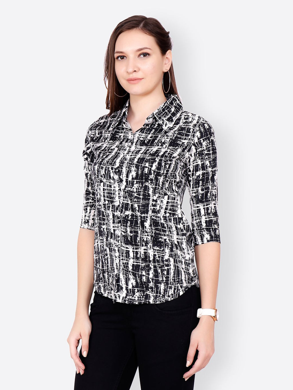SCORPIUS BLACK AND WHITE SHIRT