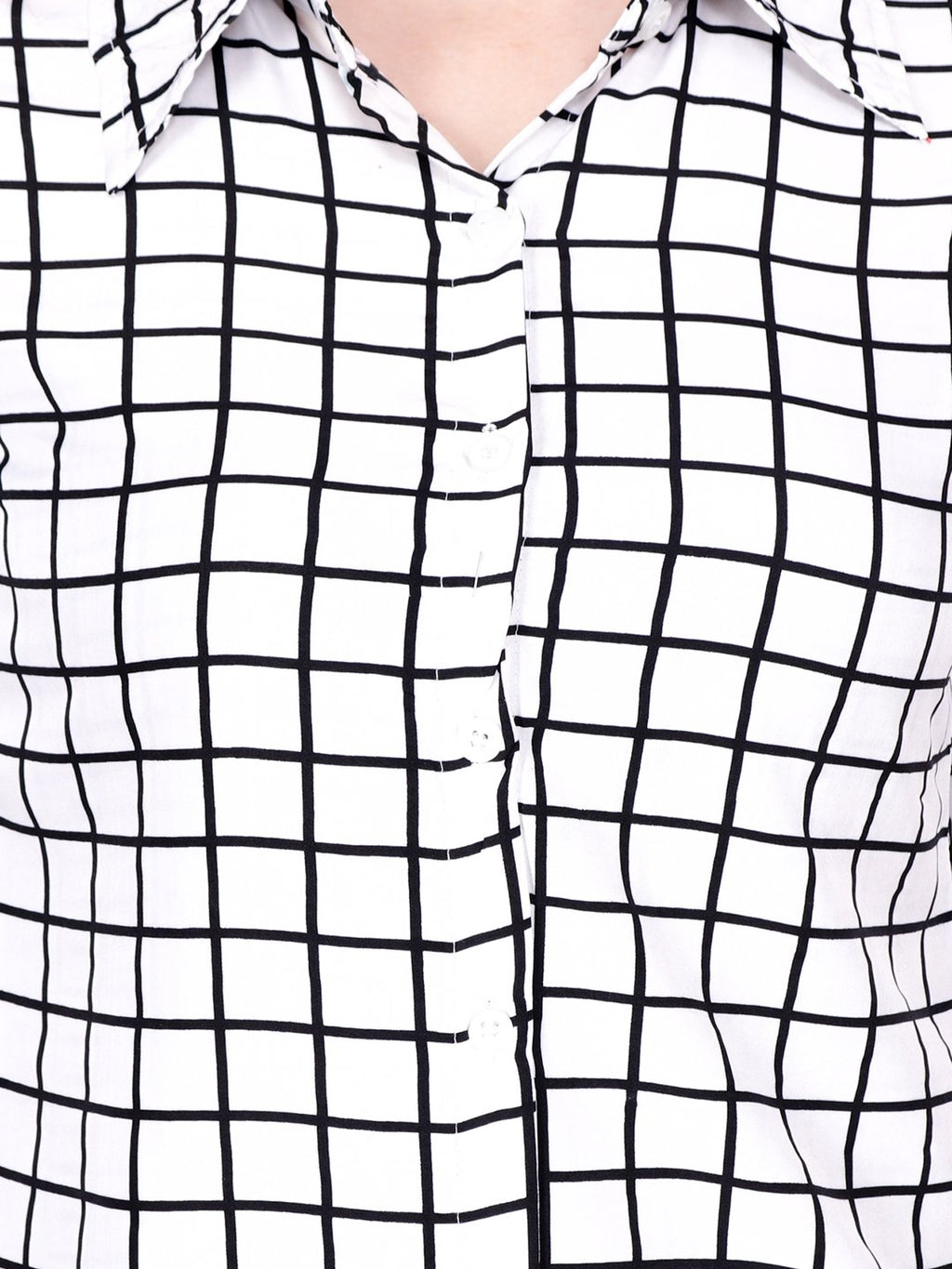 SCORPIUS WHITE CHECKERED SHIRT