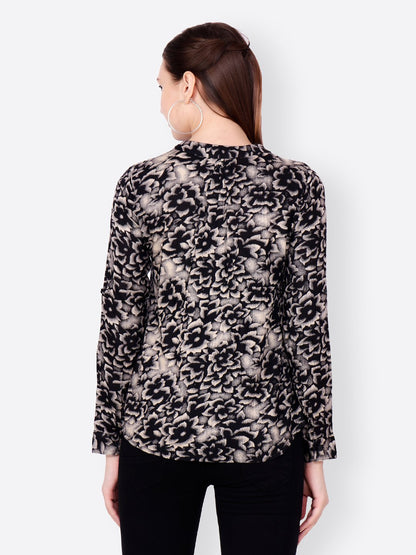 SCORPIUS BLACK PRINTED SHIRT