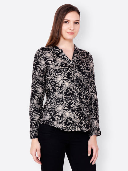 SCORPIUS BLACK PRINTED SHIRT