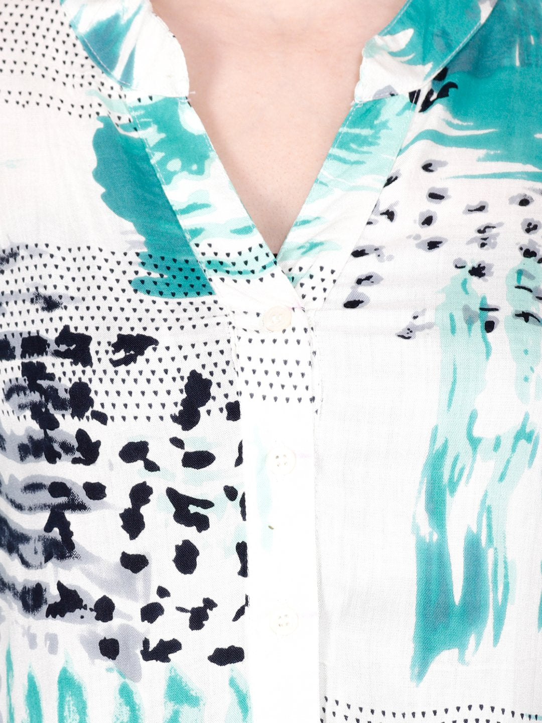SCORPIUS GREEN PRINTED  SHIRT