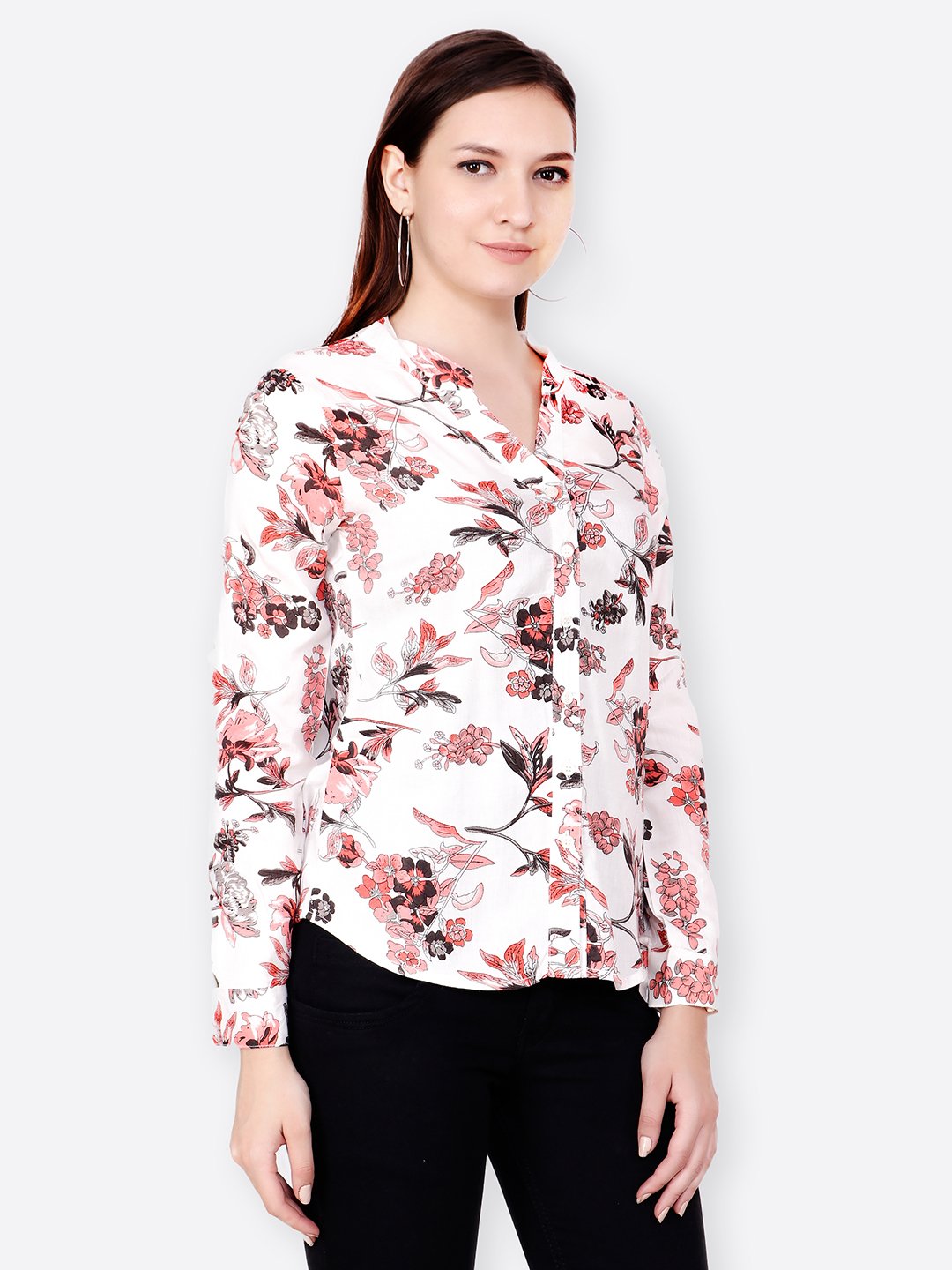 SCORPIUS WHITE PRINTED  SHIRT