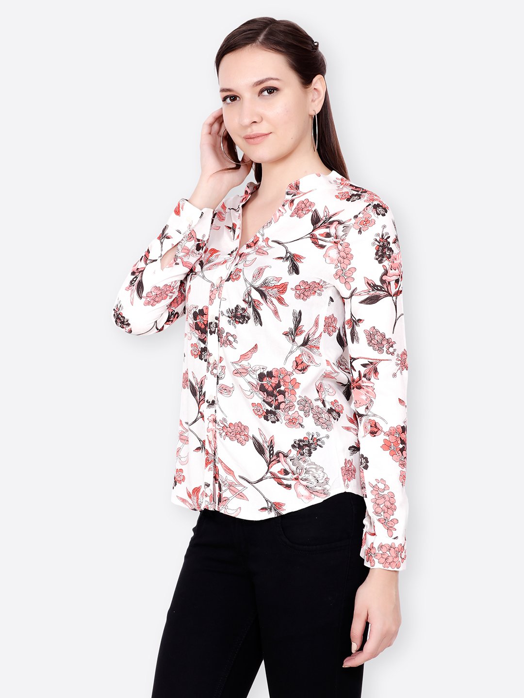 SCORPIUS WHITE PRINTED  SHIRT