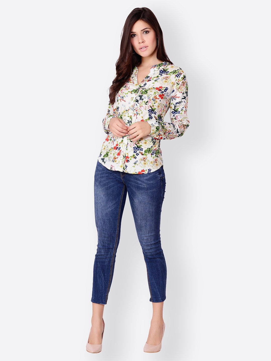 SCORPIUS MULTICOLOR FLORAL SHIRT