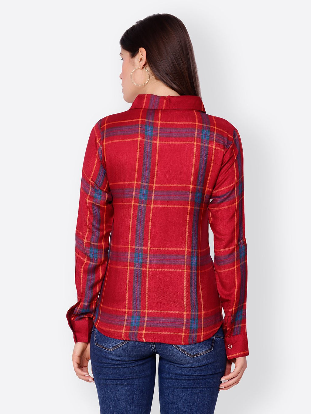 SCORPIUS RED CHECK SHIRT
