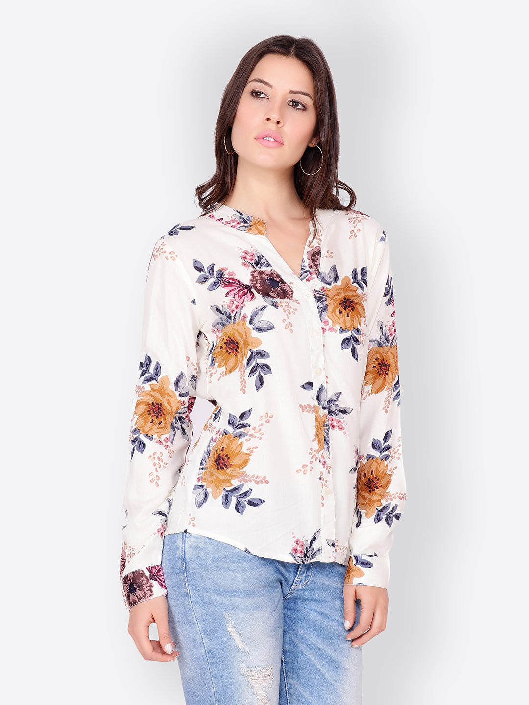 SCORPIUS Off-White printed Shirt