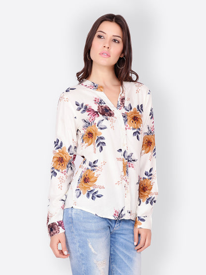 SCORPIUS Off-White printed Shirt