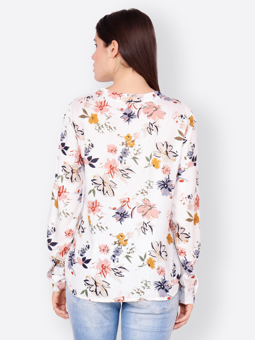 SCORPIUS Off-White Printed Shirt