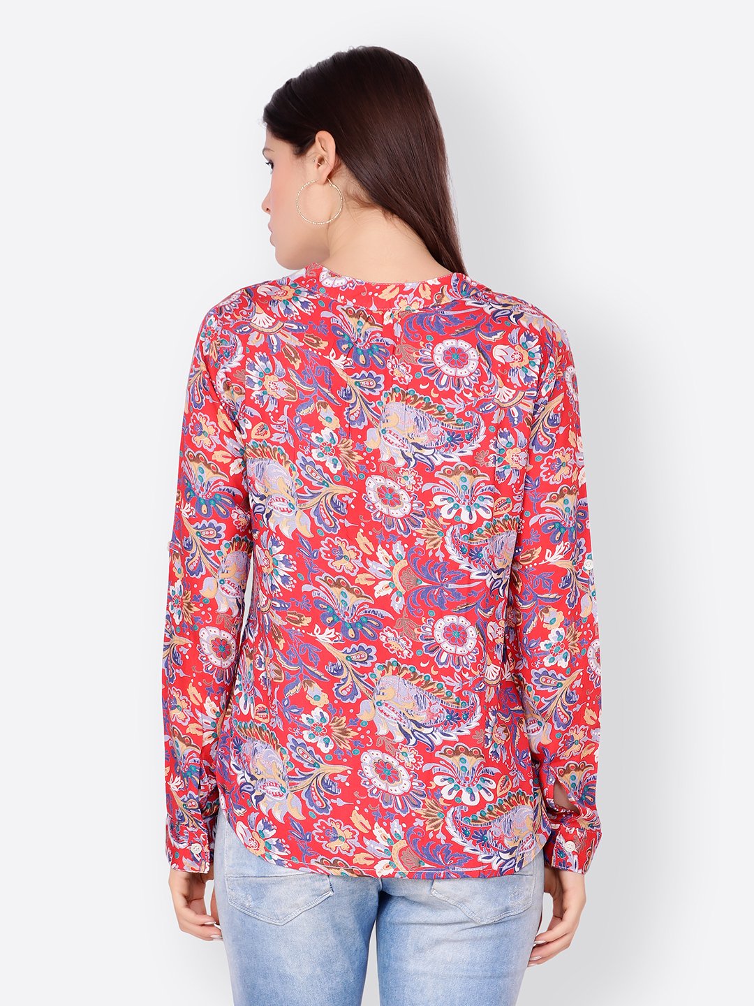 SCORPIUS RED PRINTED SHIRT