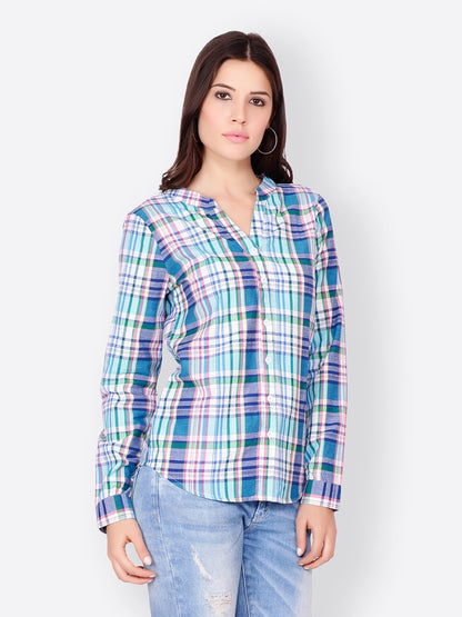 SCORPIUS BLUE CHECK SHIRT