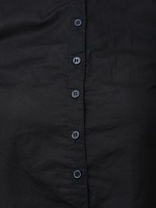 Black Solid Shirt