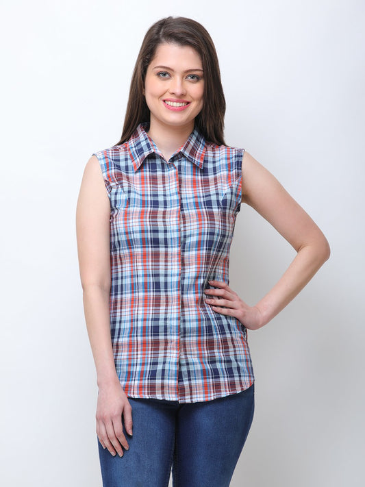 Blue Checkered Shirt