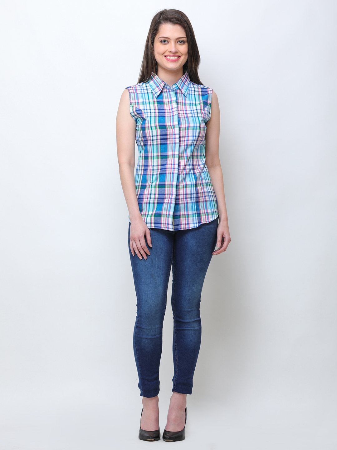 Blue Checkered Shirt