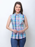 Blue Checkered Shirt
