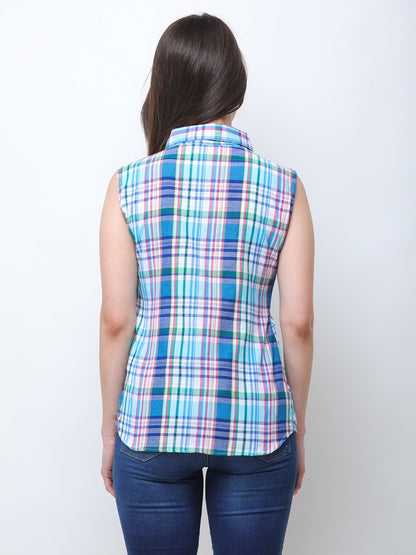 Blue Checkered Shirt