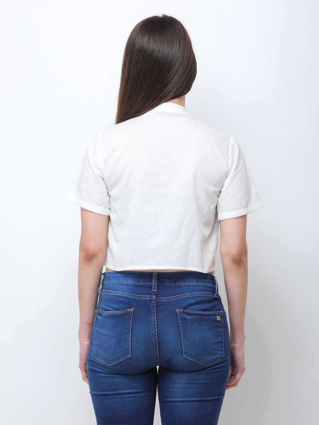 White Solid Shirt