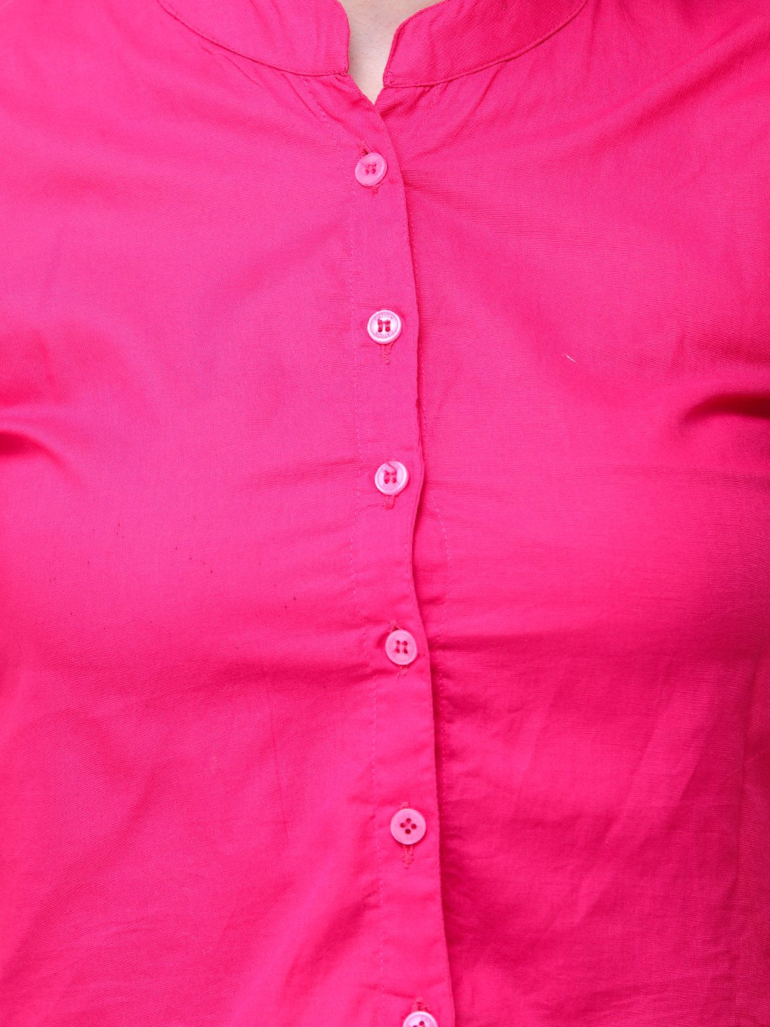 Pink Solid Shirt