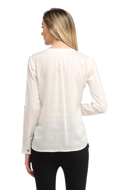 White Solid Shirt