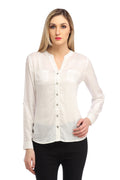 White Solid Shirt