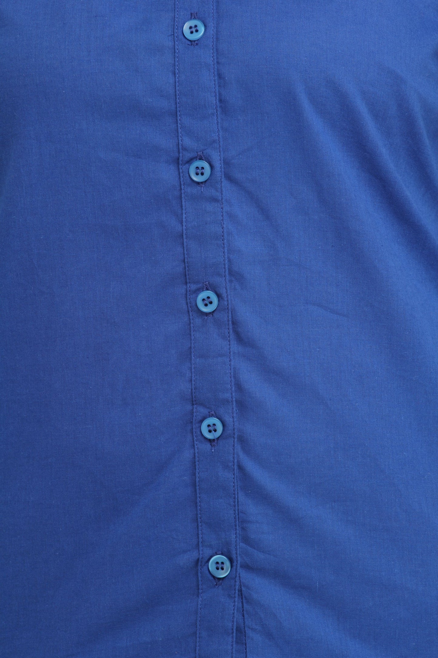 Blue Solid Shirt