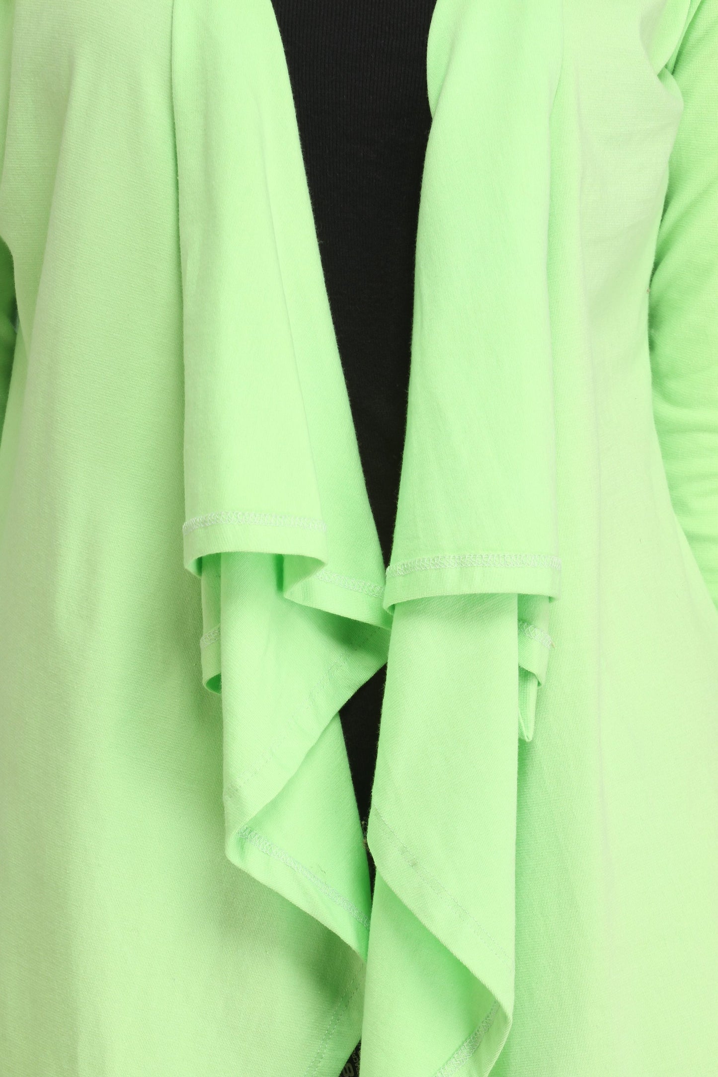 Green Solid Shrug