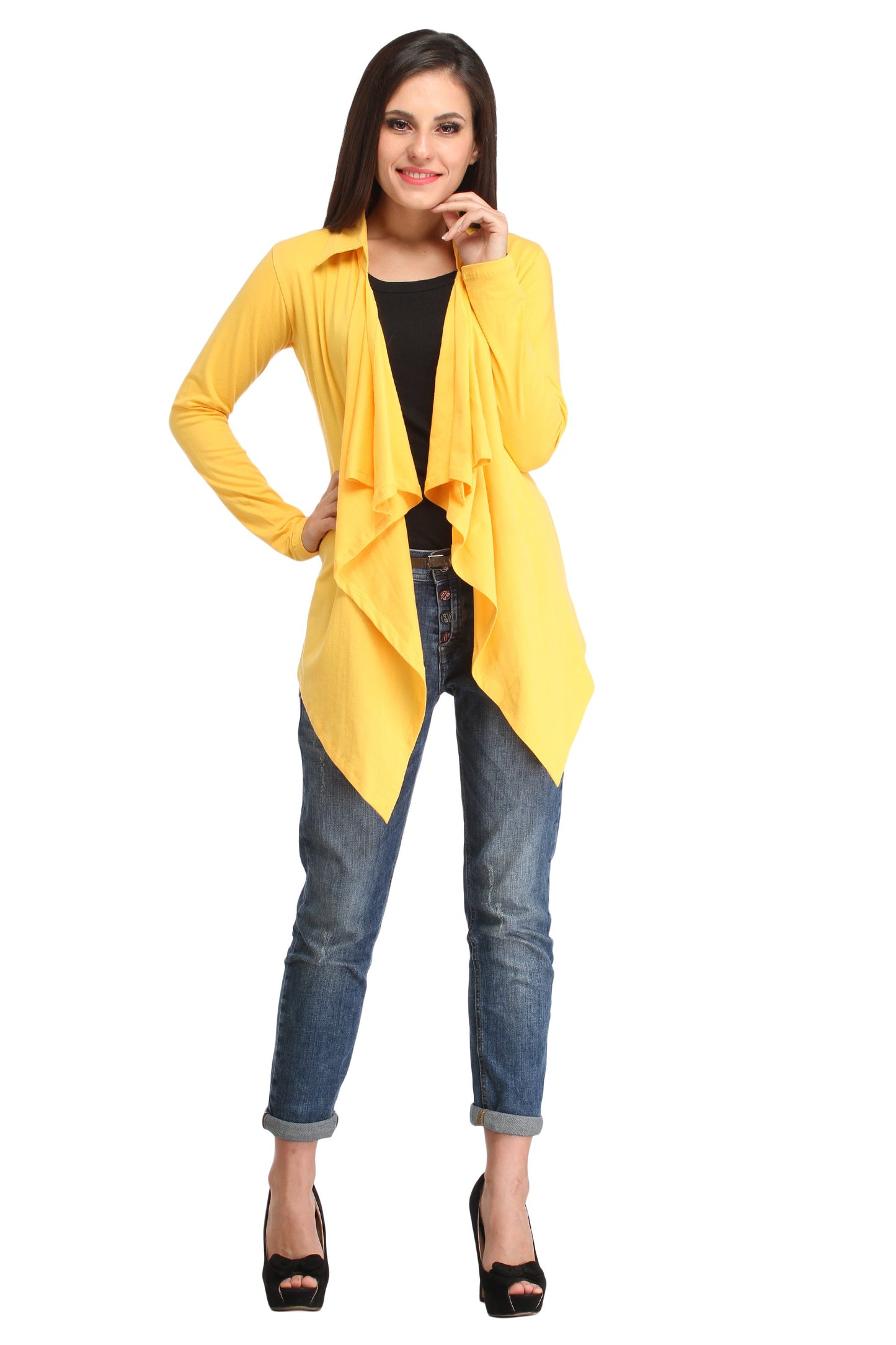 Yellow Solid Shrug