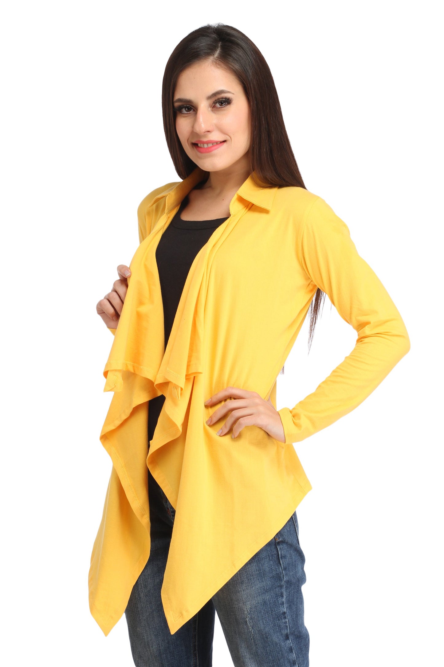 Yellow Solid Shrug
