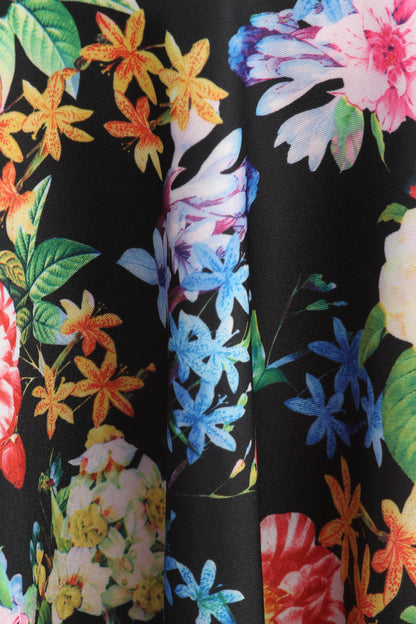 Black Printed Skirt