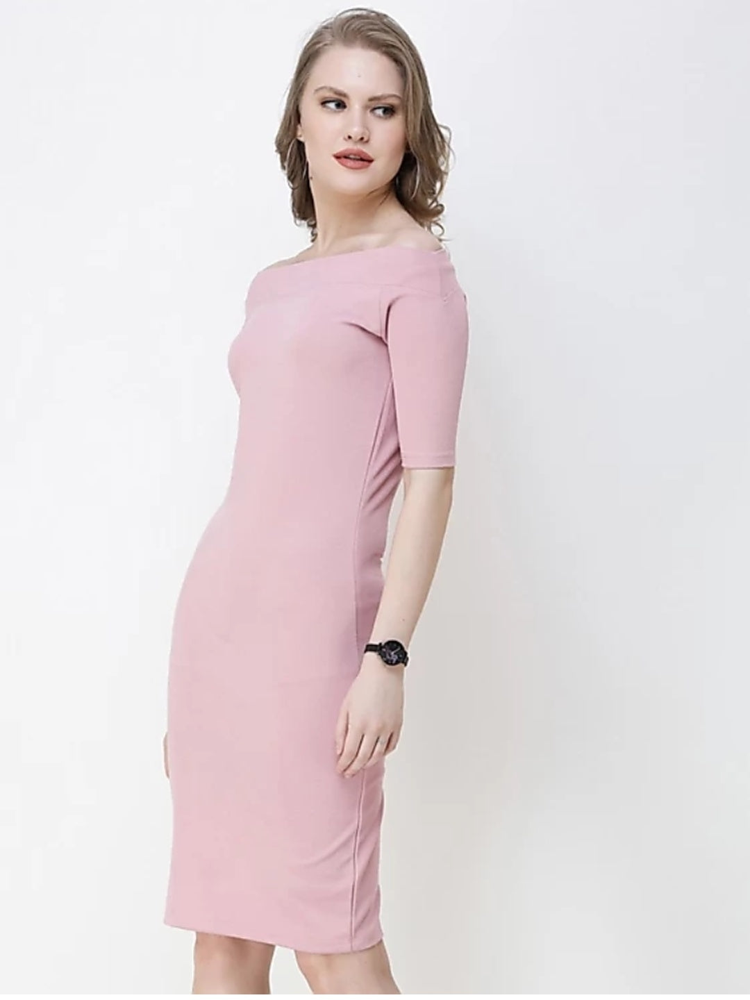 Baby Pink Bodycon Dress