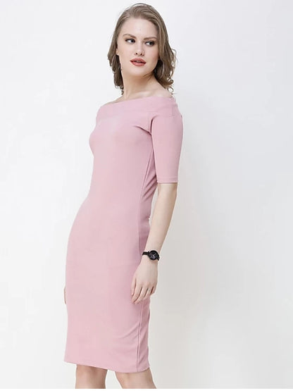 Baby Pink Bodycon Dress