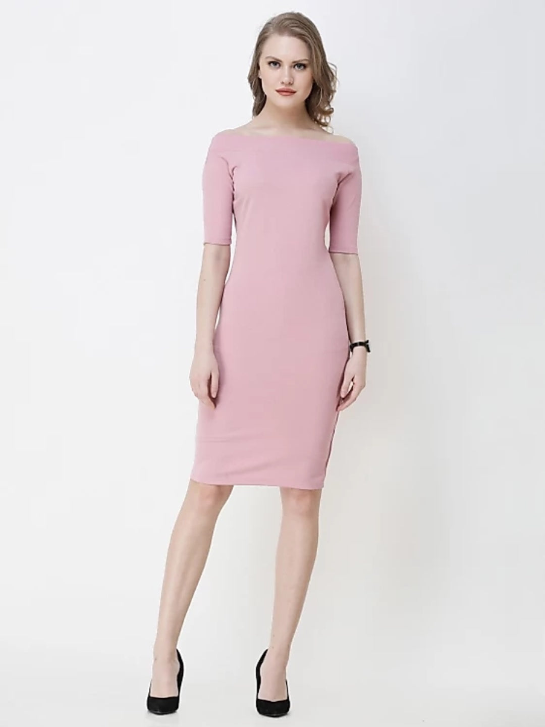 Baby Pink Bodycon Dress