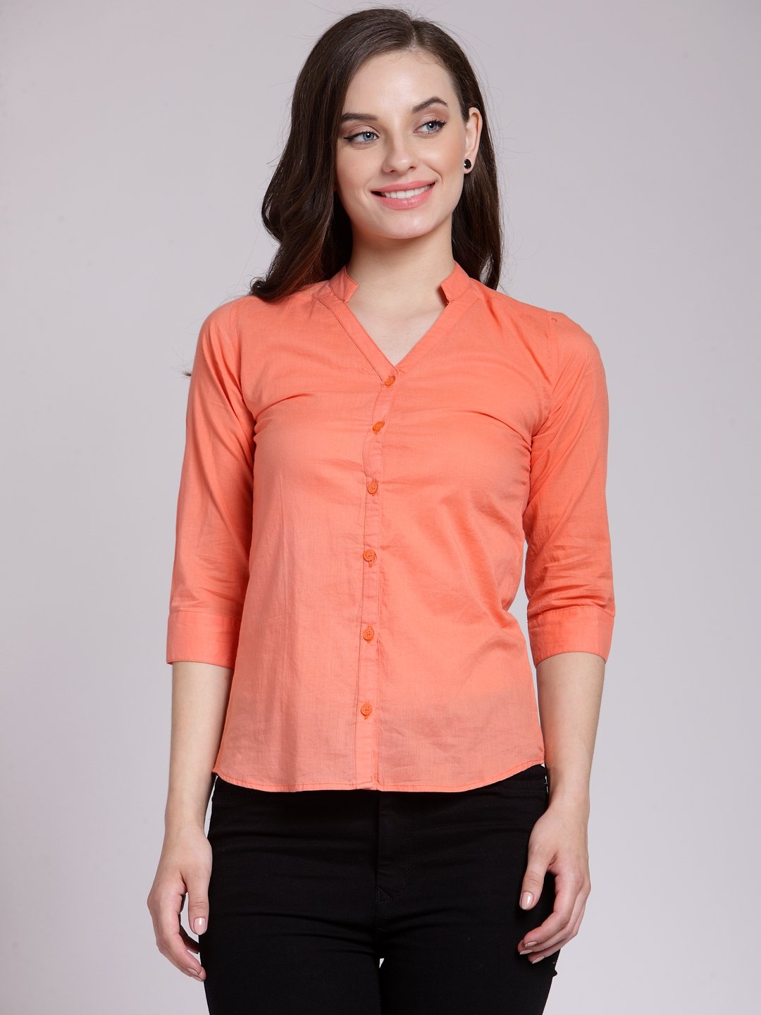 Orange Solid Top
