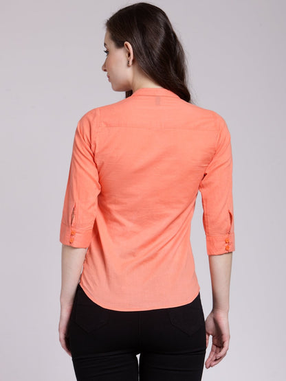 Orange Solid Top