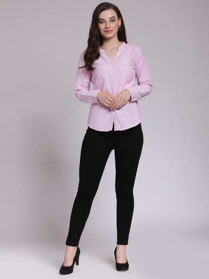 Pink Solid Shirt