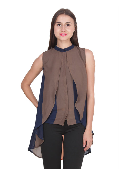 Brown Solid Shirt