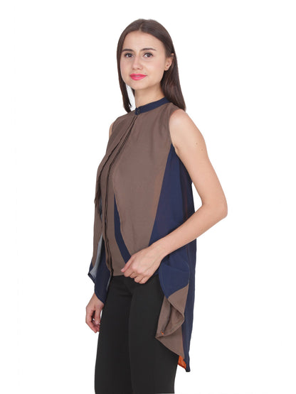 Brown Solid Shirt