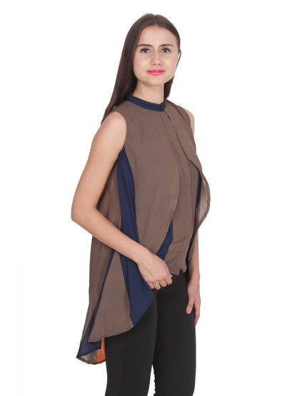 Brown Solid Shirt
