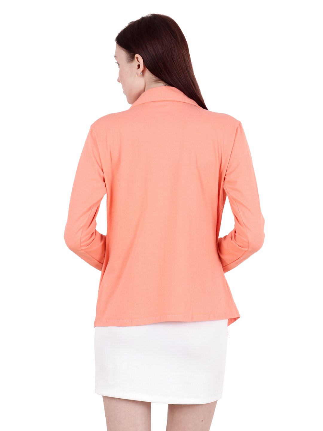 Orange Solid Shrug